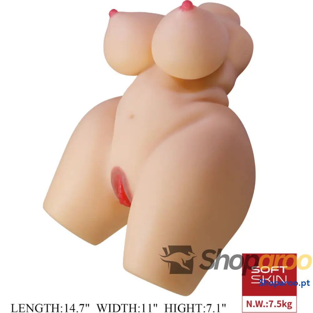 MASTURBADOR CRAZY BULL - GRACE TRONCO FEMININO REALISTA VAGINA E ANAL 7,5 KG