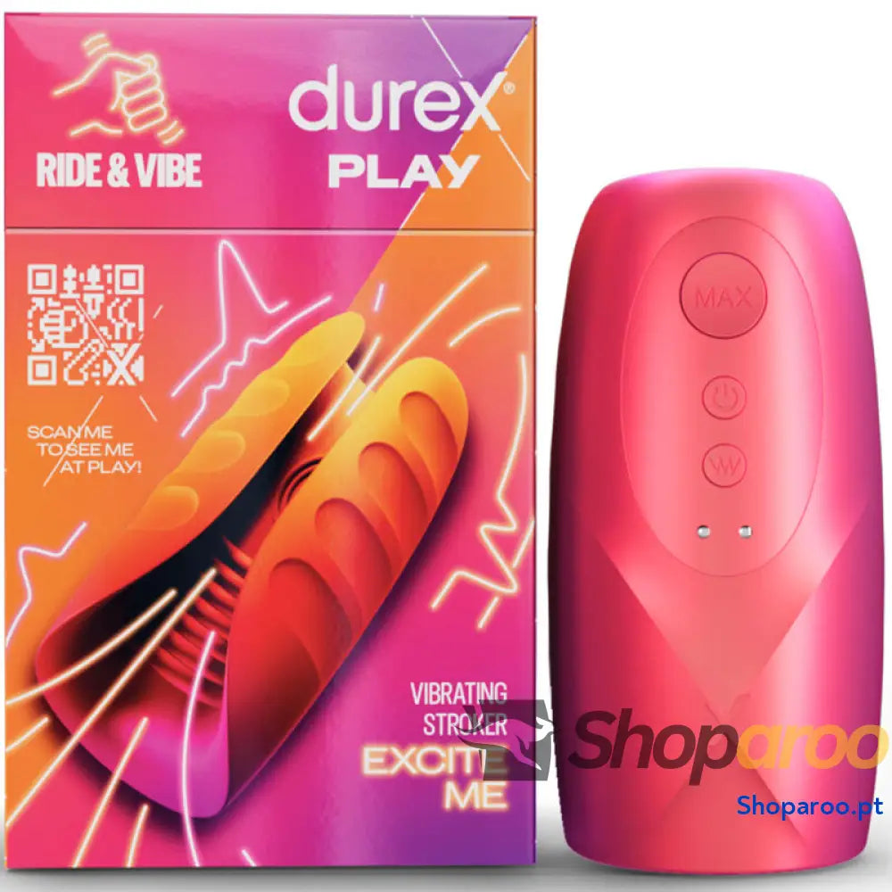 MASTURBADOR VIBRADOR DUREX -TOY RIDE & VIBE