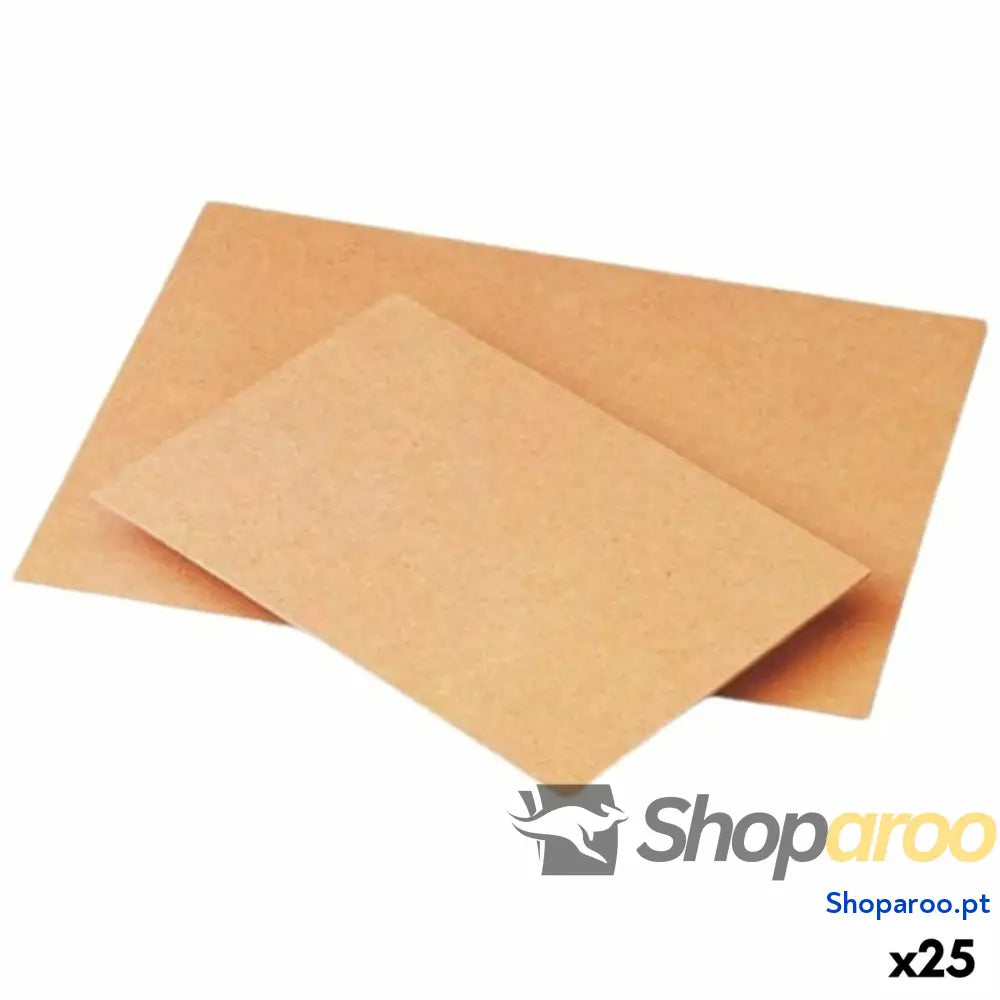 Material para Trabalhos Manuais Faibo Castanho Fibra 30 x 40 cm Tabuleiro (25 Unidades)