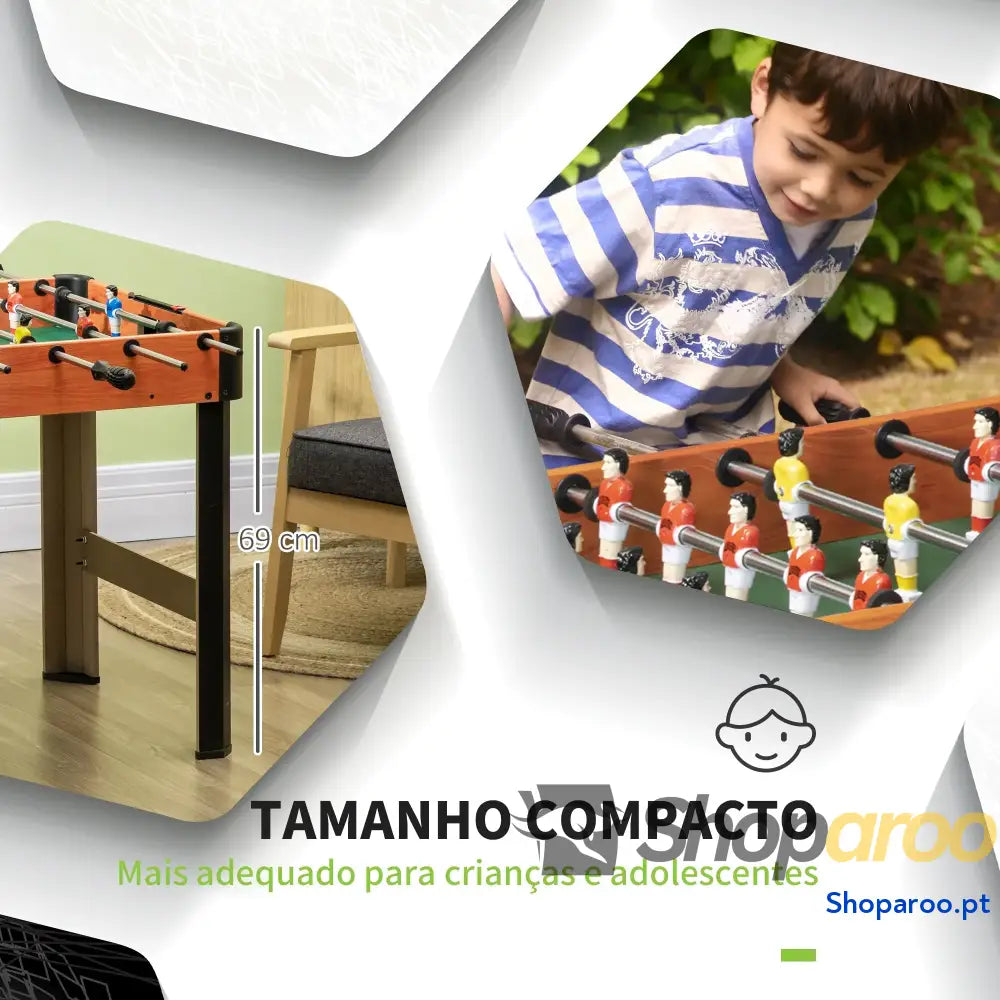 Matraquilho para Crianças acima de 7 Anos com 2 Bolas 8 Hastes Marcadores Pontos 22 Jogadores 118x104x69cm Multicor