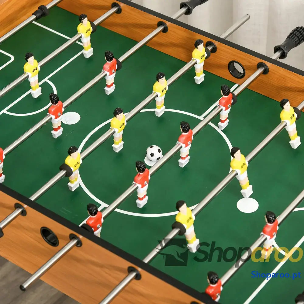 Matraquilho Profissional para Crianças e Adultos Mesa de com 8 Barras 2 Bolas 122x61x80,7 cm Madeira