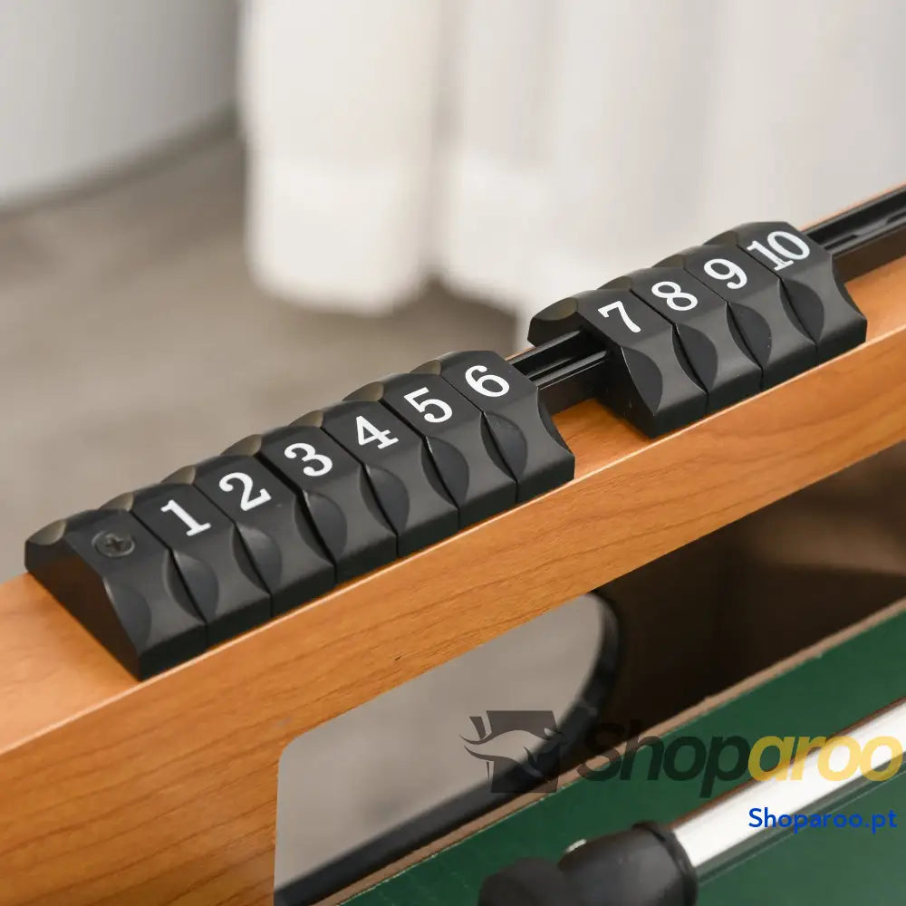 Matraquilho Profissional para Crianças e Adultos Mesa de com 8 Barras 2 Bolas 122x61x80,7 cm Madeira