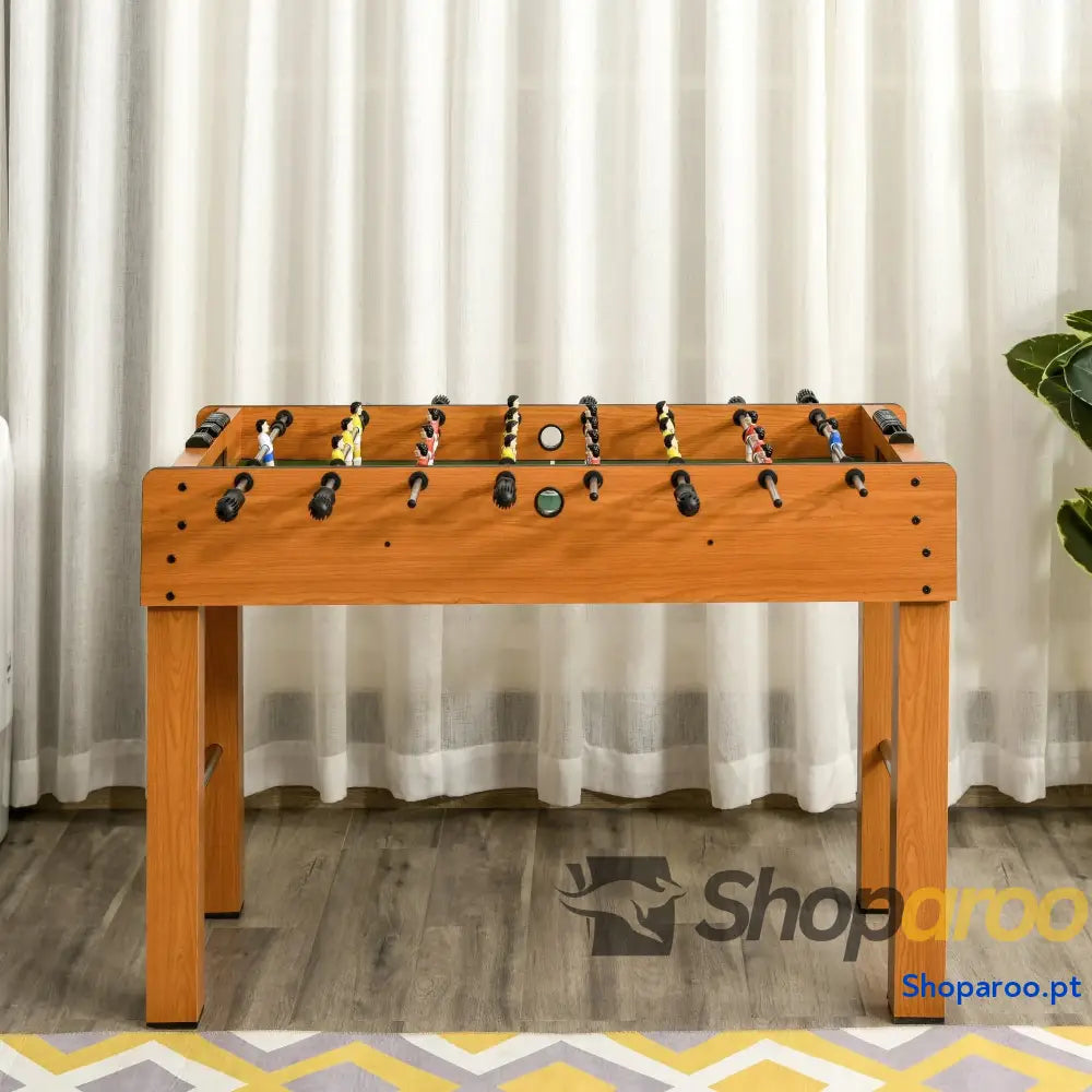 Matraquilho Profissional para Crianças e Adultos Mesa de com 8 Barras 2 Bolas 122x61x80,7 cm Madeira