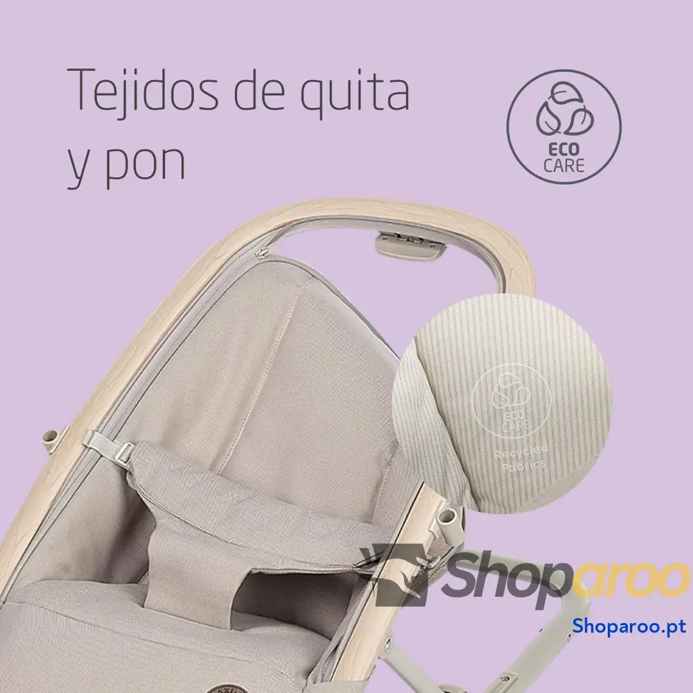 Maxi Cosi Kori Rede de bebé 2 em 1 com arco jogos anos máx.15 kg baloiço 3 posições reclinação uma mão leve e compacta