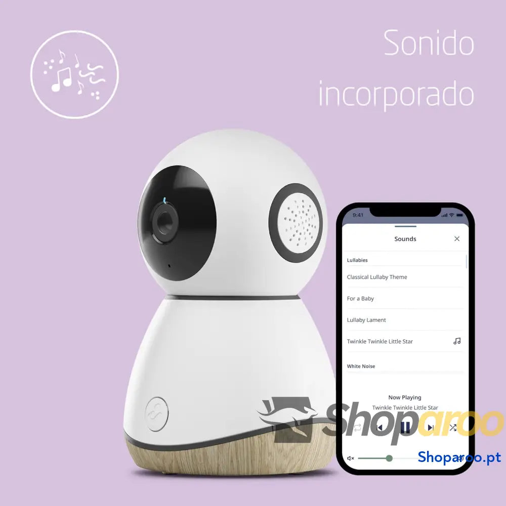 Maxi Cosi See câmara de vigilância para bebés wi fi interior monitor com visão noturna HD vídeo e áudio sensor