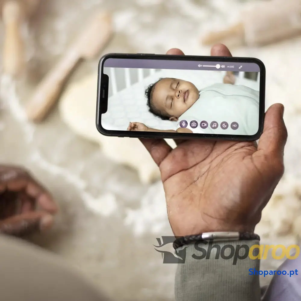 Maxi Cosi See câmara de vigilância para bebés wi fi interior monitor com visão noturna HD vídeo e áudio sensor