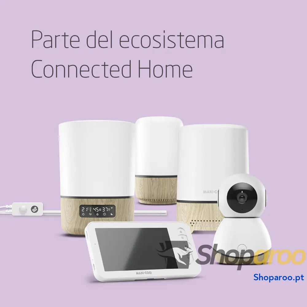 Maxi Cosi See câmara de vigilância para bebés wi fi interior monitor com visão noturna HD vídeo e áudio sensor