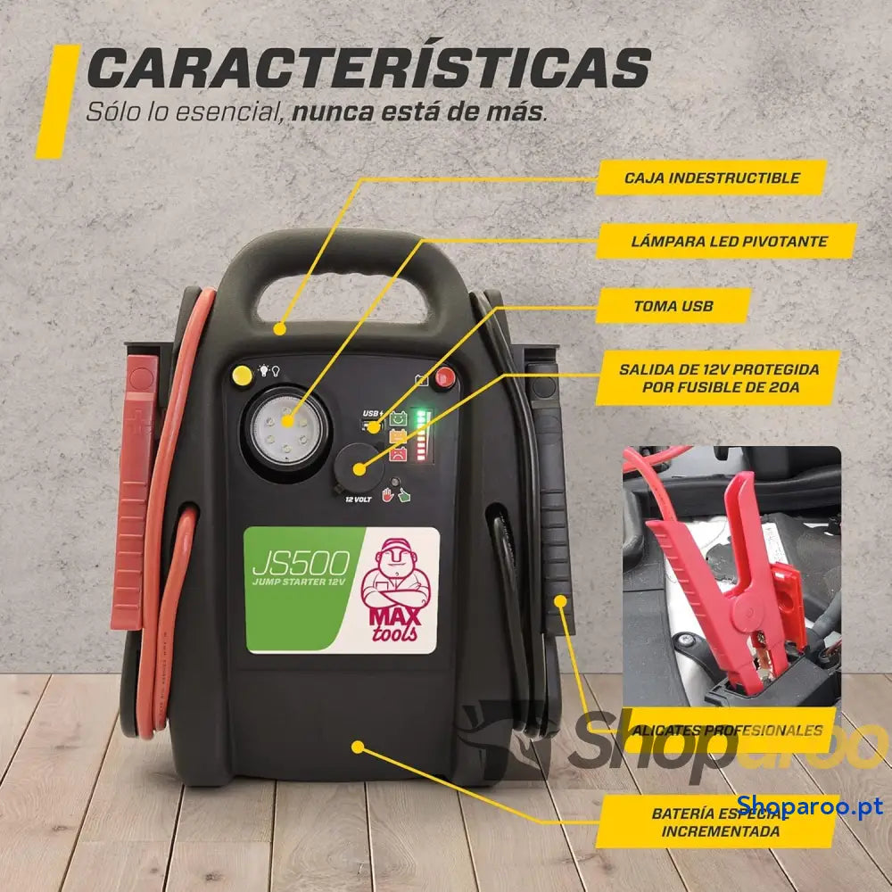 MAXTOOLS Arrancador de carro