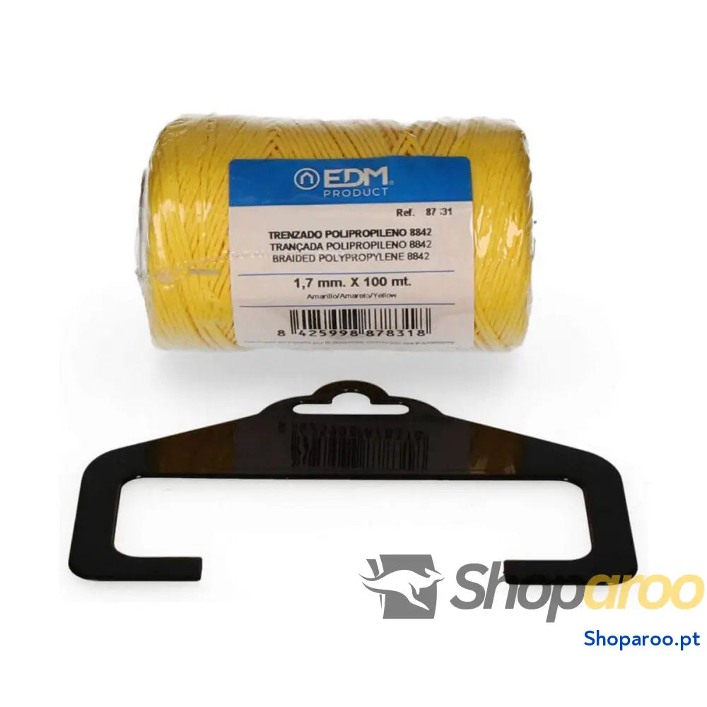 Meada trançada EDM 87831 Amarelo Polipropileno