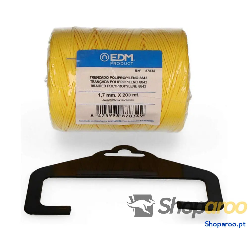 Meada trançada EDM 87834 Amarelo Polipropileno