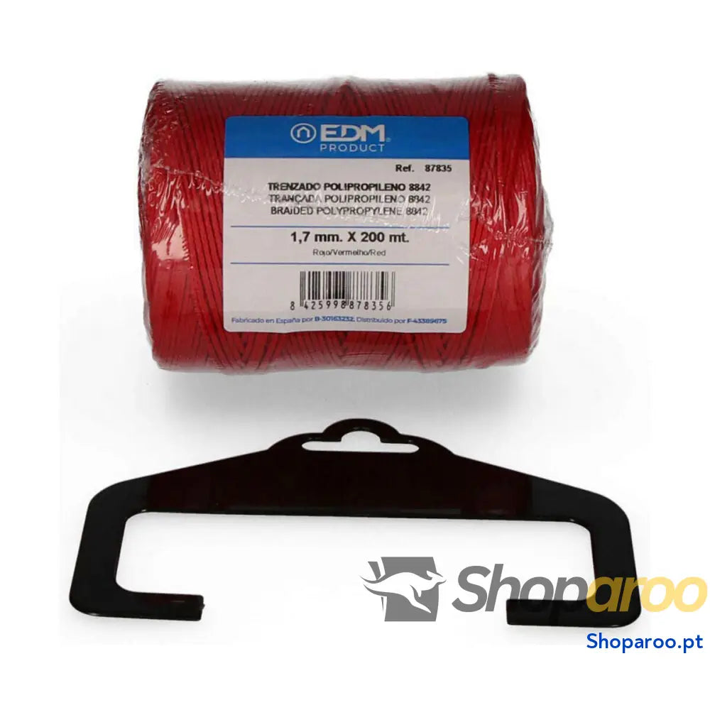 Meada trançada EDM 87835 Vermelho Polipropileno