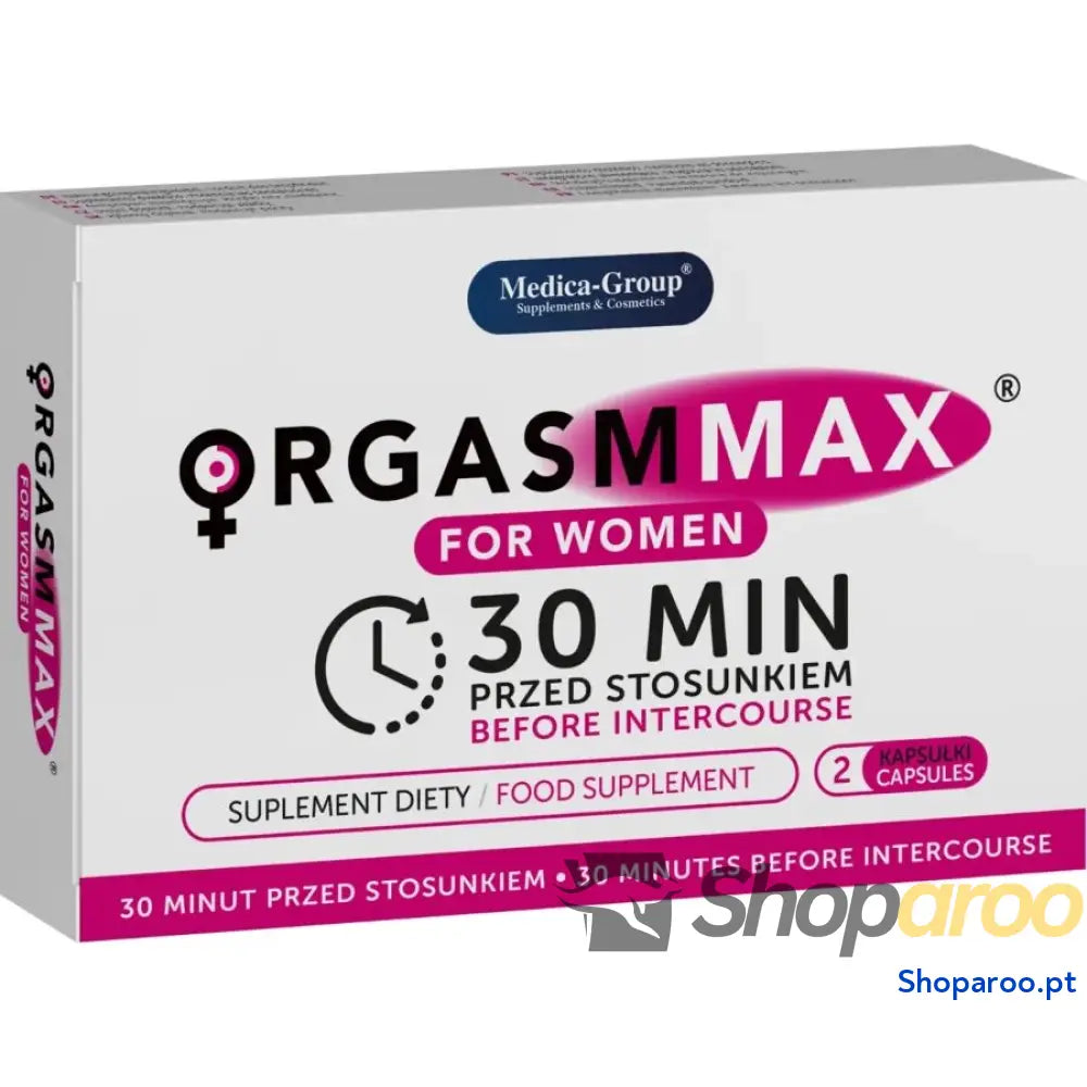 MEDICA GROUP - ORGASM MAX PARA MULHERES 2 CÁPSULAS
