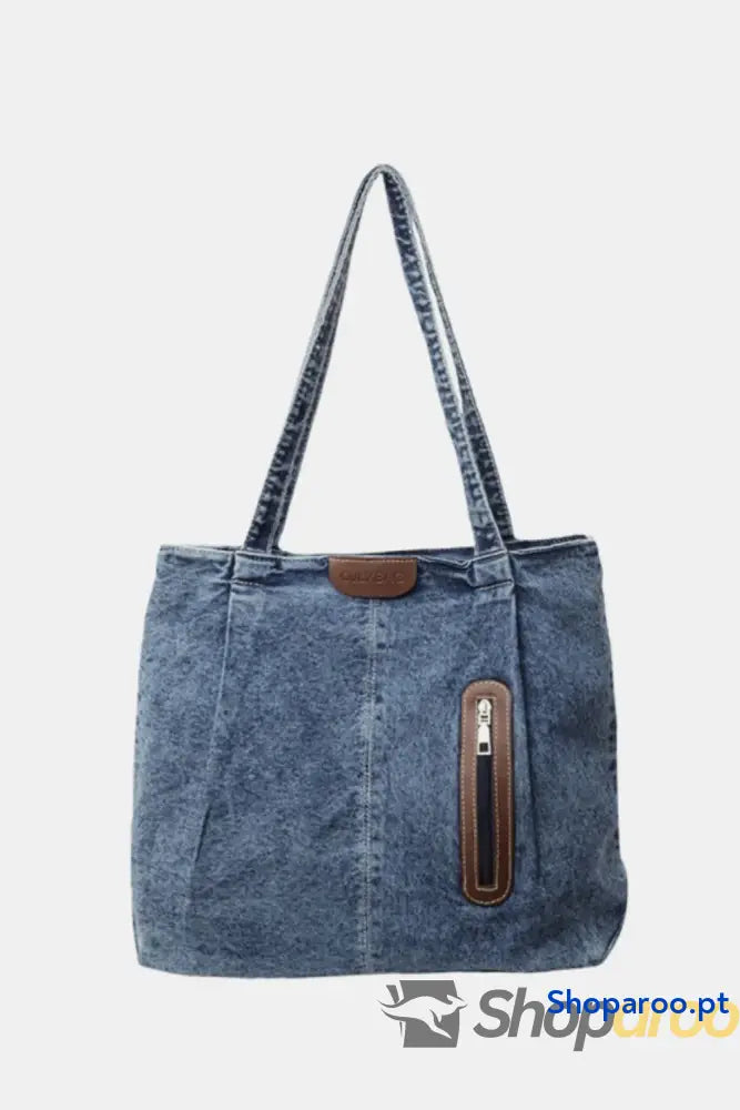 Medium Denim Tote Bag