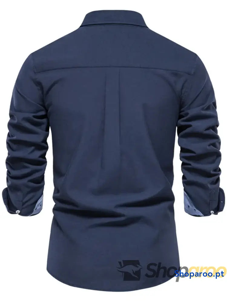 Men’s Button Down Collared Neck Shirt