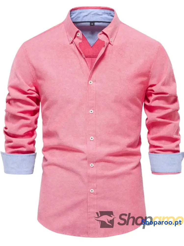 Men’s Button Down Collared Neck Shirt