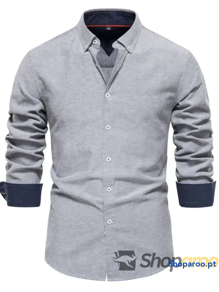 Men’s Button Down Collared Neck Shirt