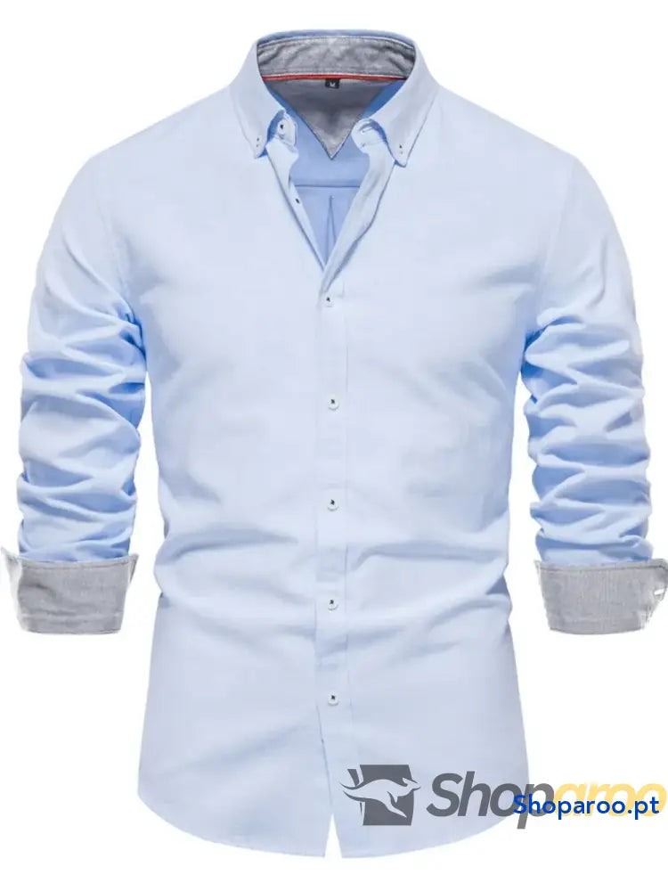 Men’s Button Down Collared Neck Shirt