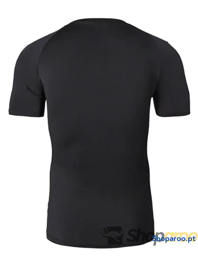 Men’s Full Size Round Neck Short Sleeve Active T-Shirt Plus
