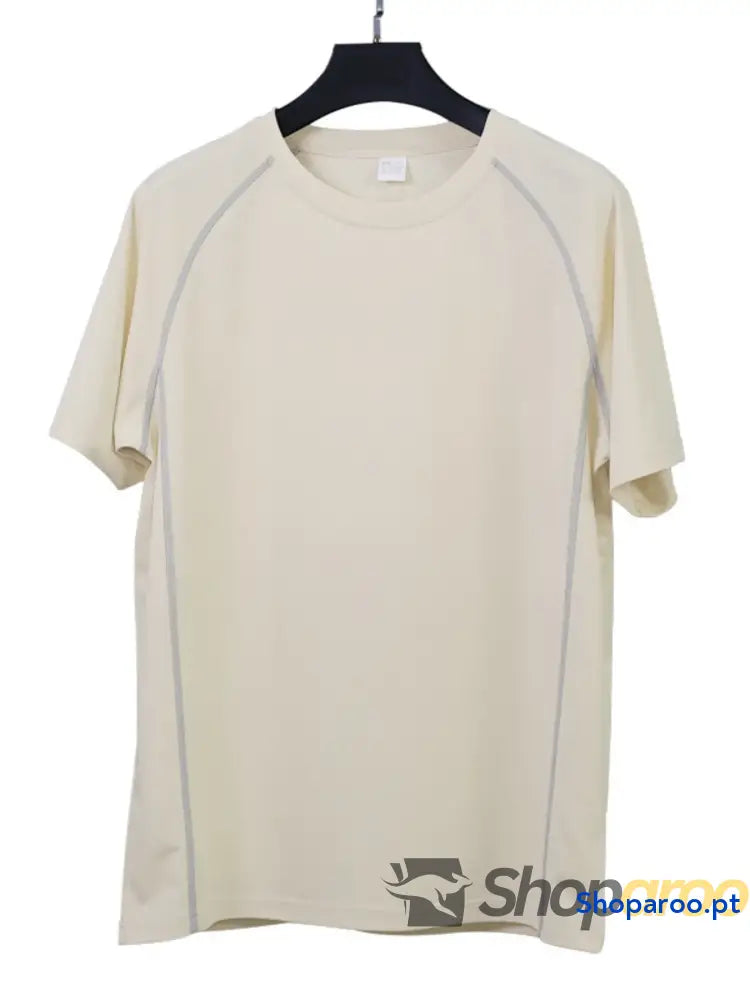 Men’s Full Size Round Neck Short Sleeve T-Shirt and Shorts Set Plus