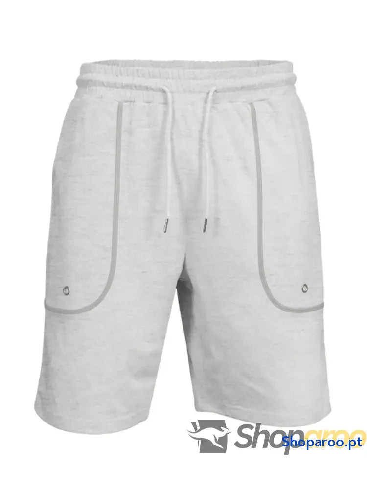 Men’s Full Size Round Neck Short Sleeve T-Shirt and Shorts Set Plus