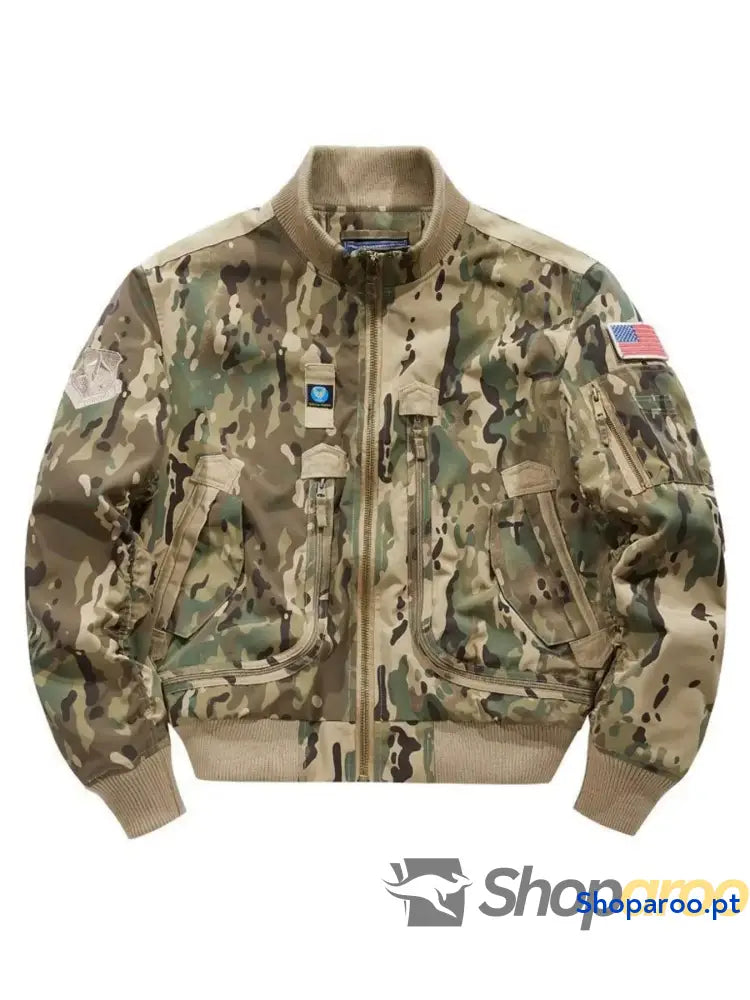 Men’s Plus Size Zip Up Long Sleeve Jacket
