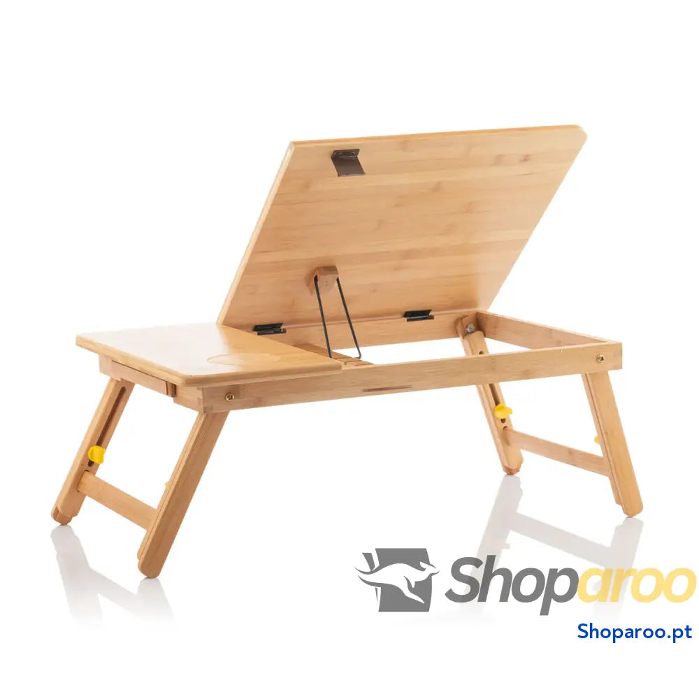 Mesa Auxiliar Dobrável de Bambu Lapwood InnovaGoods