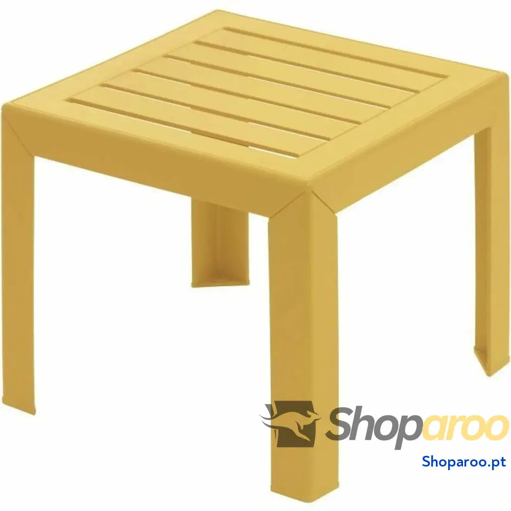 Mesa de apoio Grosfillex Miami Amarelo 40 x 40 x 39 cm