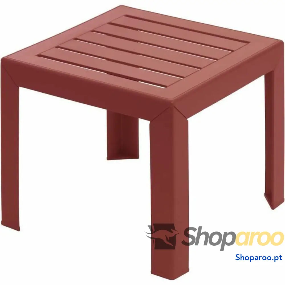 Mesa de apoio Grosfillex Miami Vermelho 40 x 40 x 41 cm