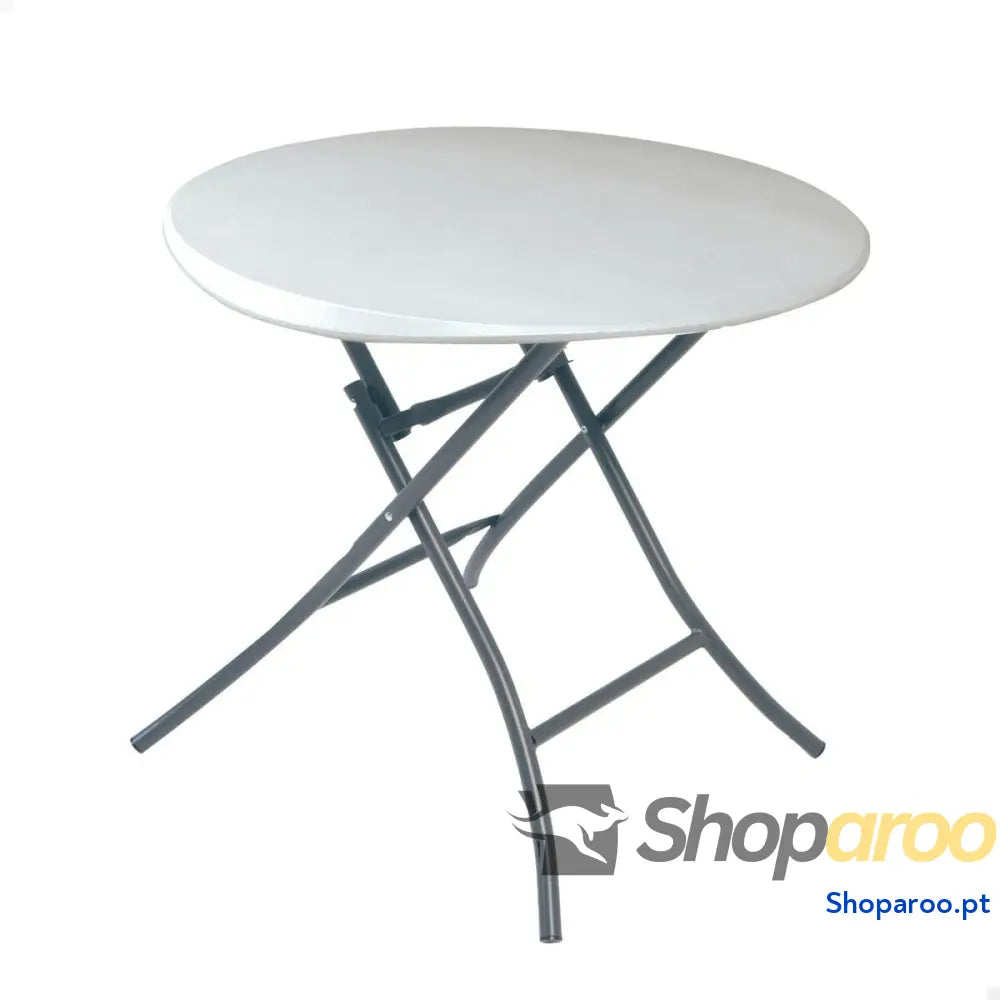 Mesa de apoio Lifetime Branco 83,5 x 73,5 x 83,5 cm Aço Plástico