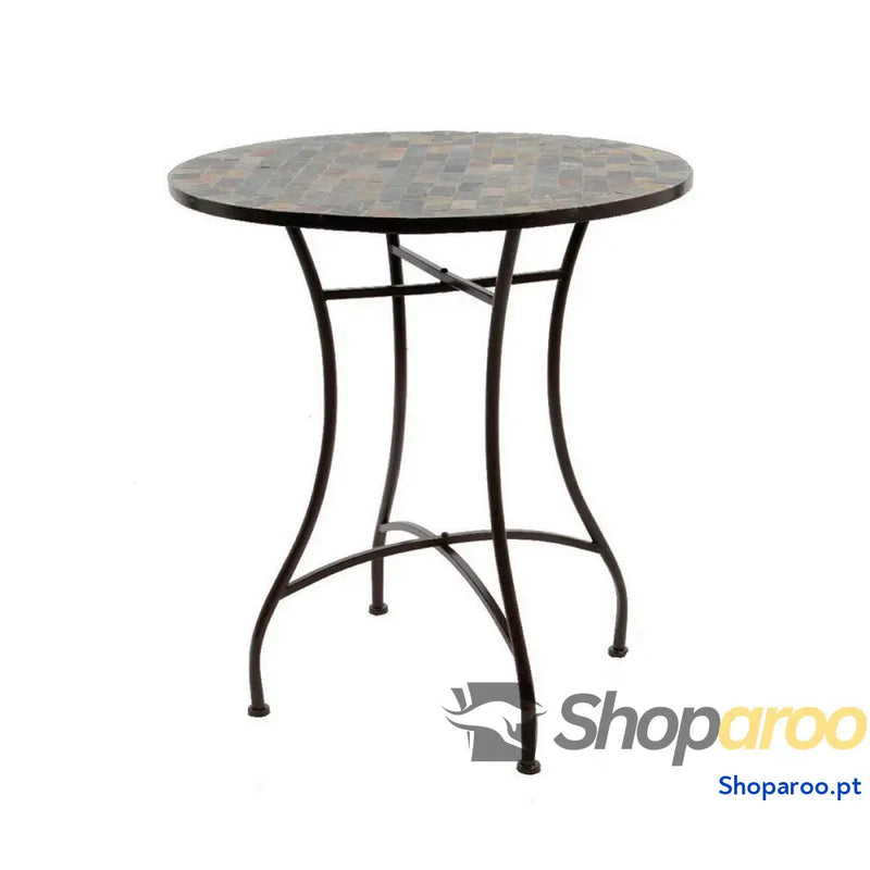 Mesa de apoio Stuttgart Castanho Ferro (70 x 77 cm)
