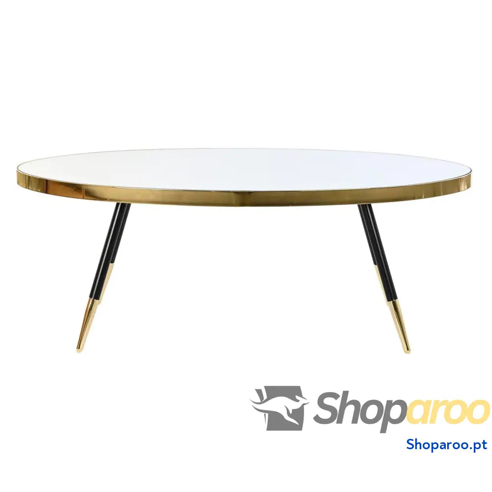 Mesa de Centro DKD Home Decor Espelho Aço (110 x 50 x 41,5 cm)