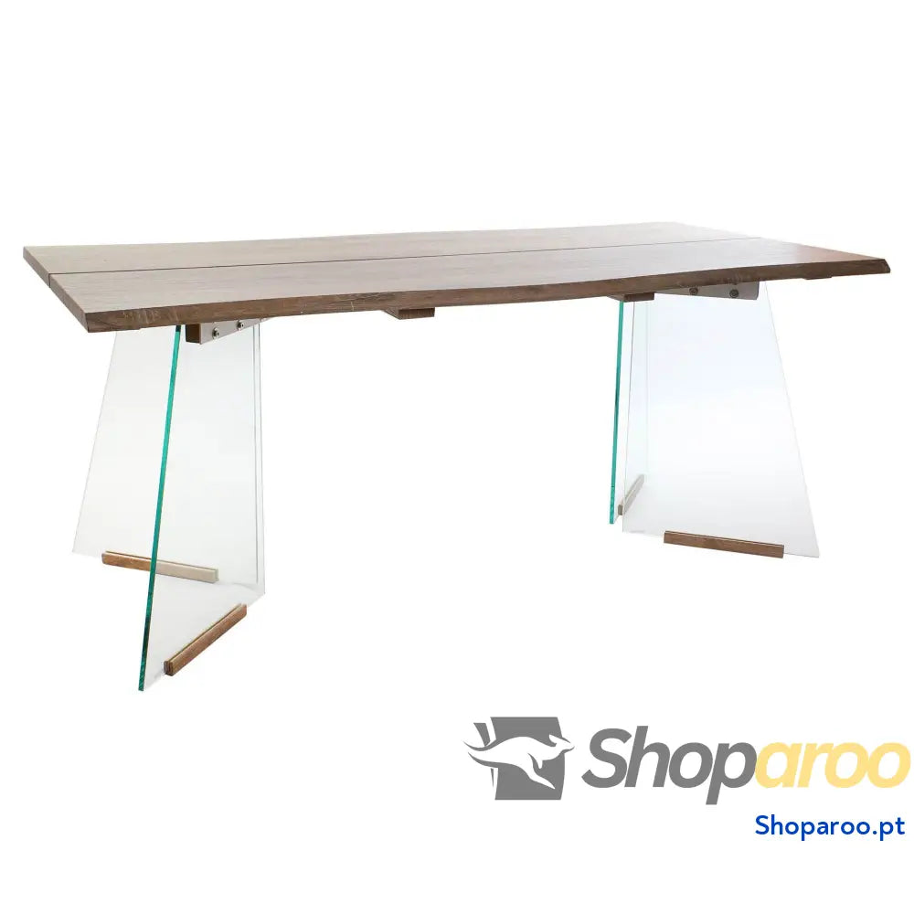 Mesa de Jantar DKD Home Decor Cristal Madeira MDF (180 x 90 x 76 cm)