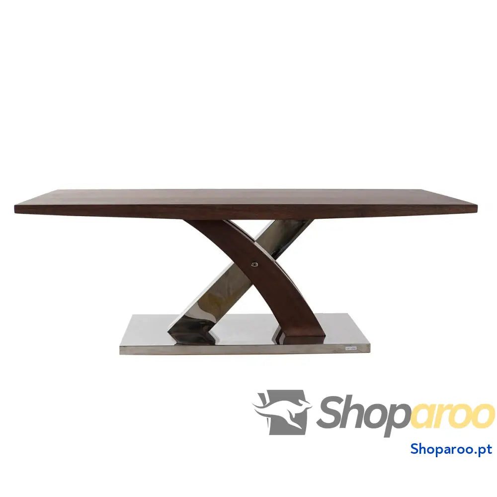 Mesa de Jantar DKD Home Decor Madeira Aço 120 x 60 x 43,5 cm