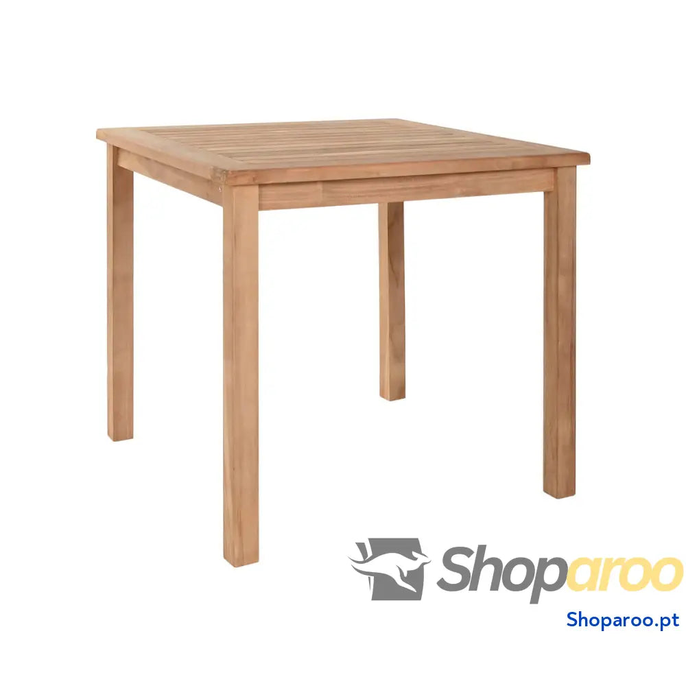 Mesa de Jantar Home ESPRIT Castanho Teca 80 x 80 x 77 cm