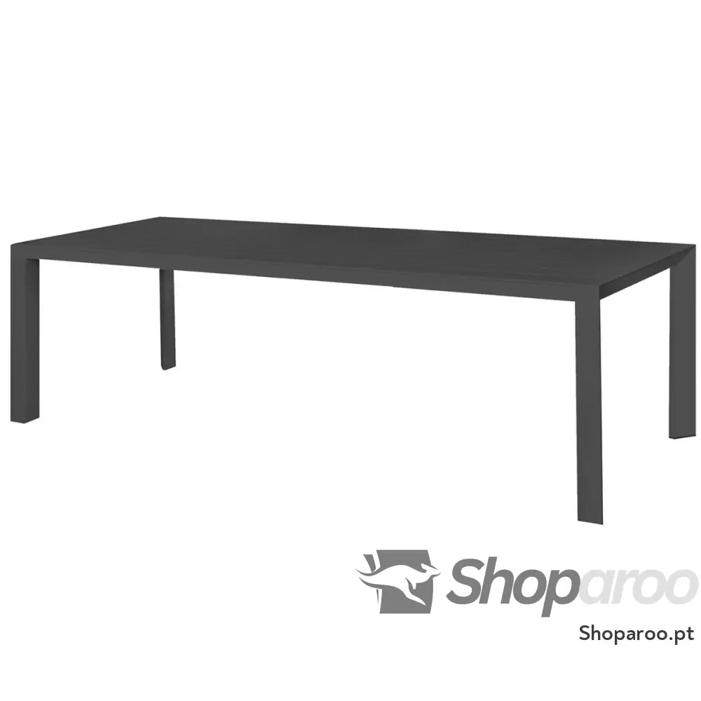 Mesa de Jantar Io Grafite Alumínio 280 x 100 x 75 cm