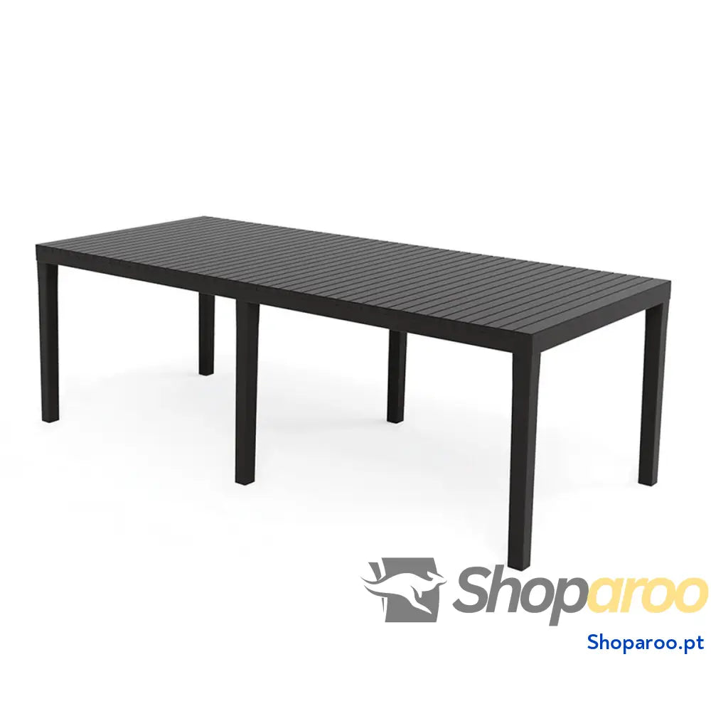 Mesa de Jantar IPAE Progarden Indo ind012an Extensível Antracite 220 x 90 x 72 cm