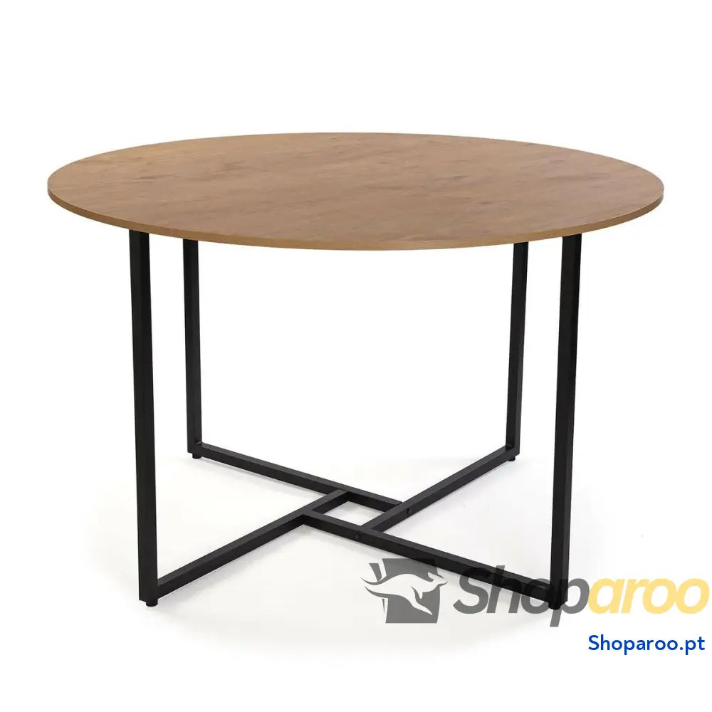 Mesa de Jantar Versa Beatriz PVC Metal Madeira MDF 120 x 76 cm