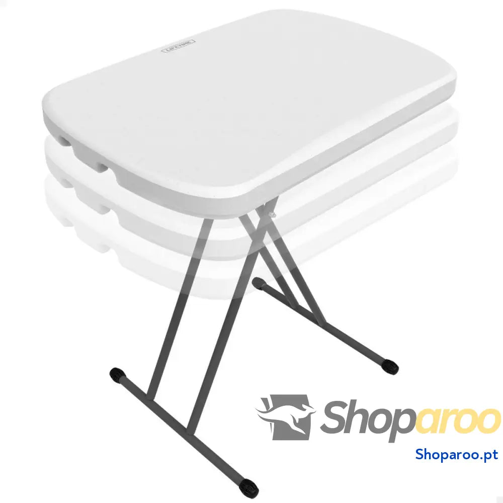 Mesa de piquenique Lifetime Branco Aço HDPE 66 x 71 x 46 cm