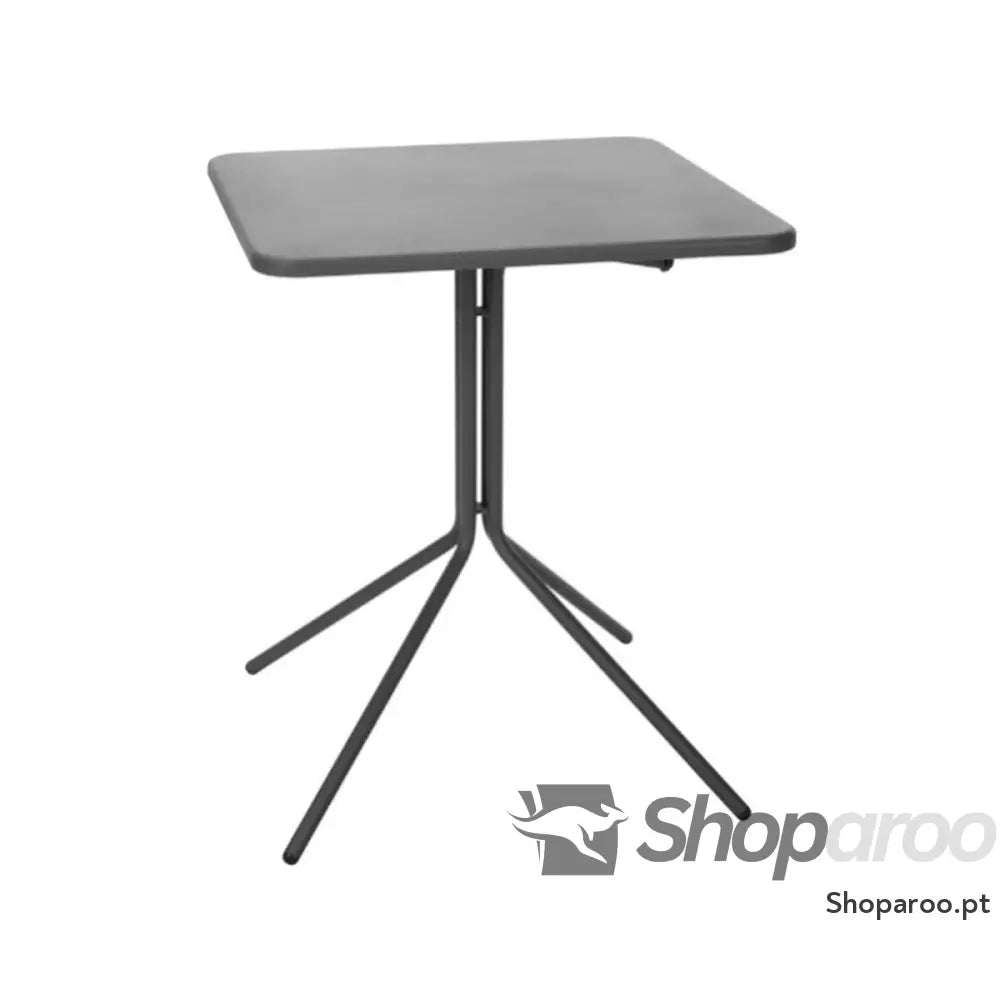 Mesa Dobrável Ambiance x99001620 Cinzento escuro 58 x 58 x 70 cm