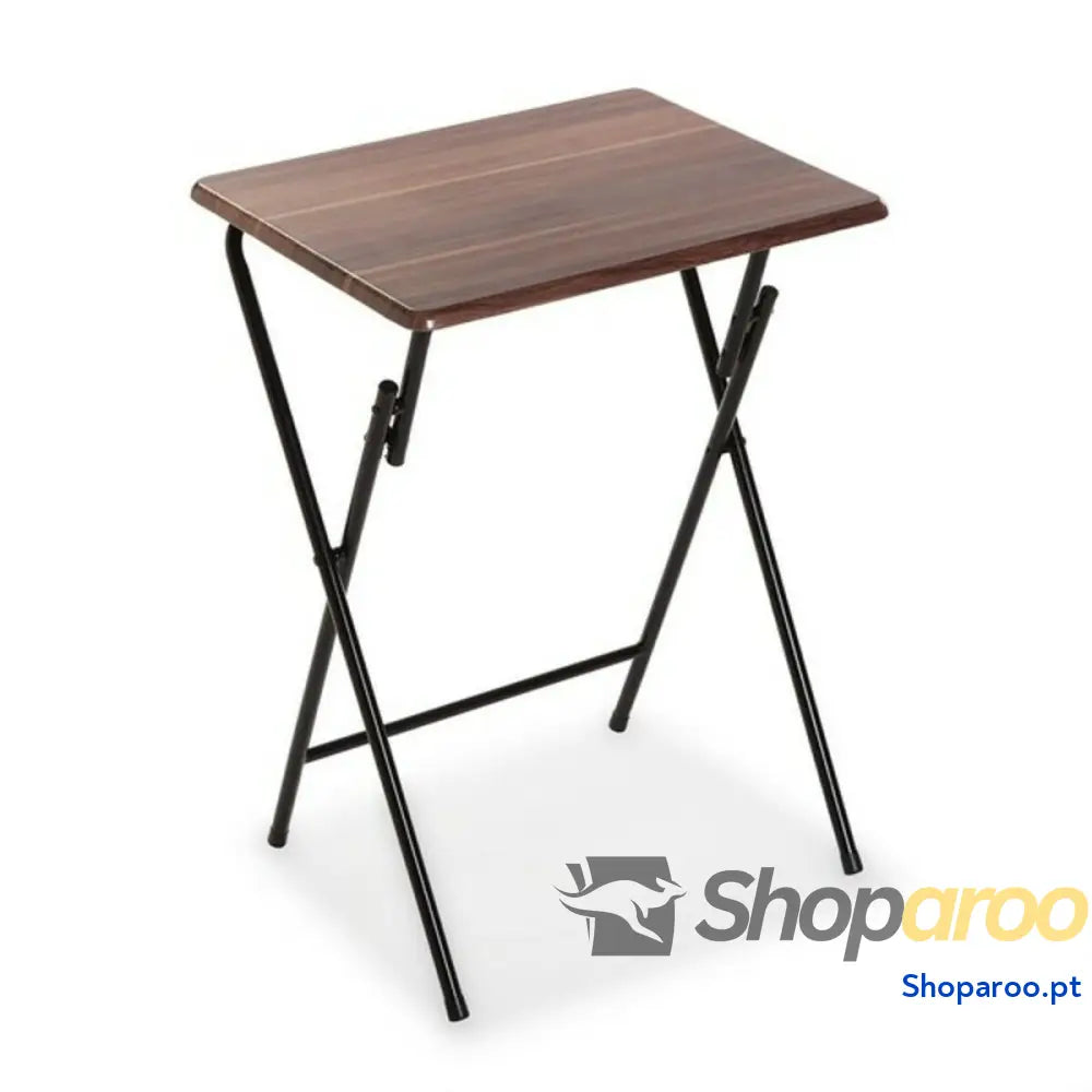Mesa Dobrável Versa Metal Madeira MDF (37,5 x 65,5 x 47,5 cm)