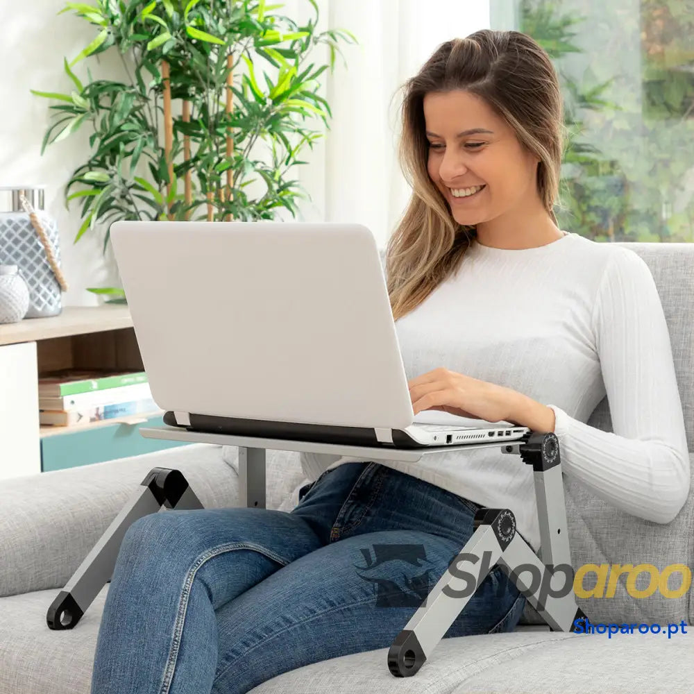 Mesa Multi-Posições Ajustável para Portáteis Omnible InnovaGoods