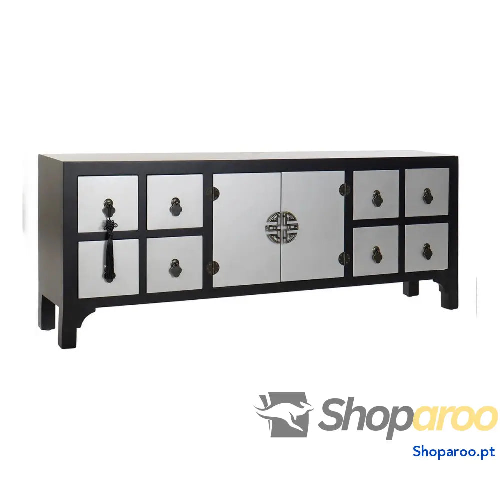 Mesa TV com Gavetas DKD Home Decor Oriental Madeira MDF (130 x 24 x 51 cm)