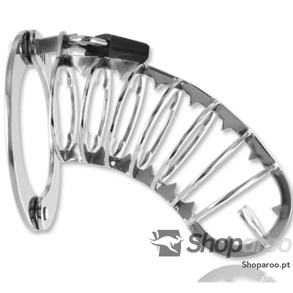 METAL HARD - GAIOLA PARA PÉNIS COM FECHADURA DE SEGURANA 14 CM