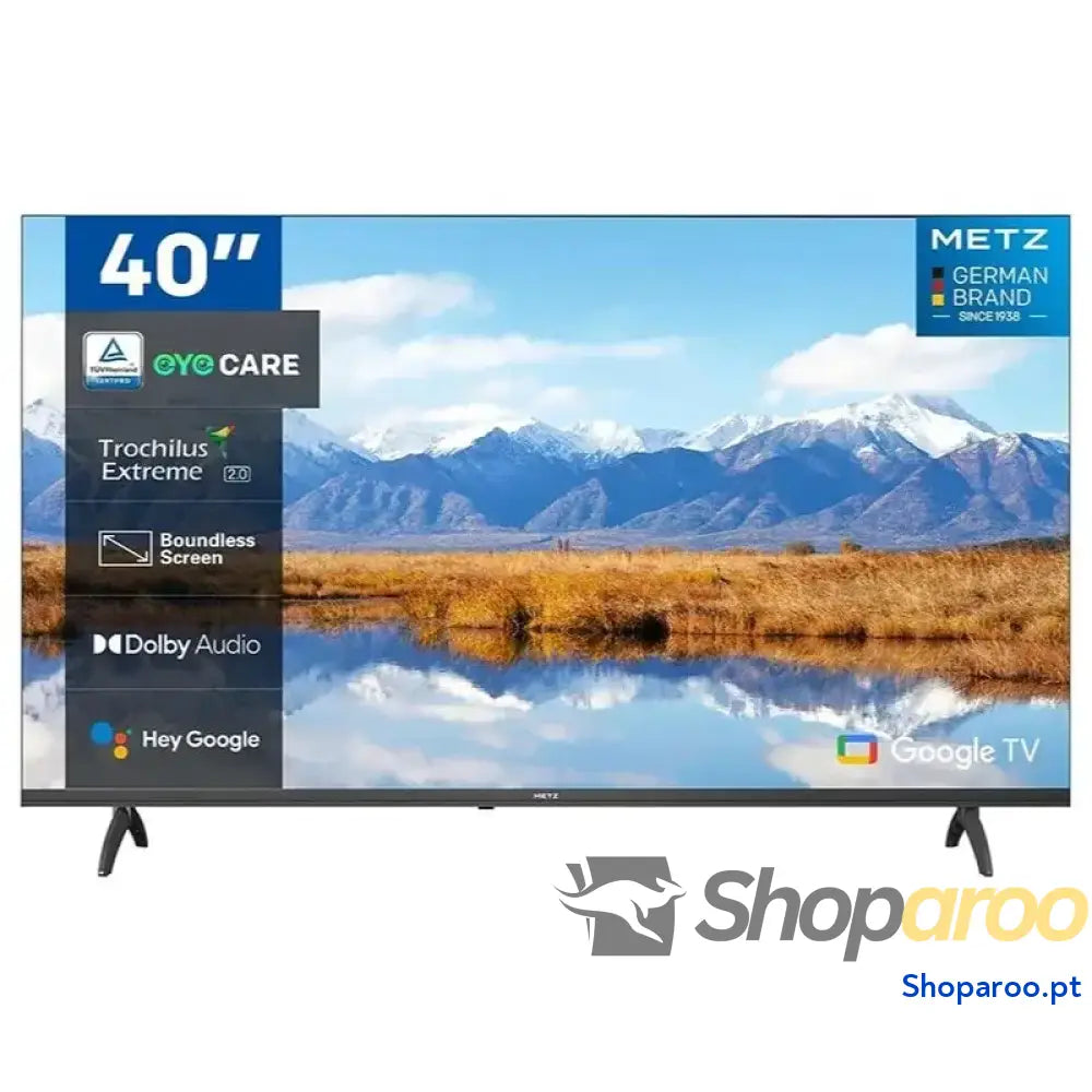 Metz TV 40’’ Full HD Google com Eyecare HDR10 e Dolby Audio