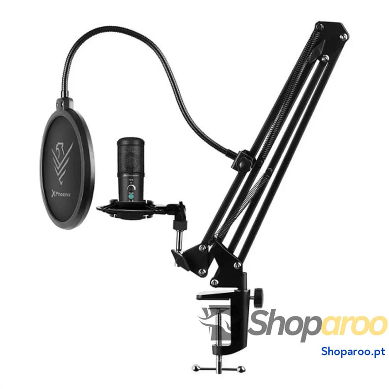 Microfone de condensador Phoenix STREAMCAST PRO U