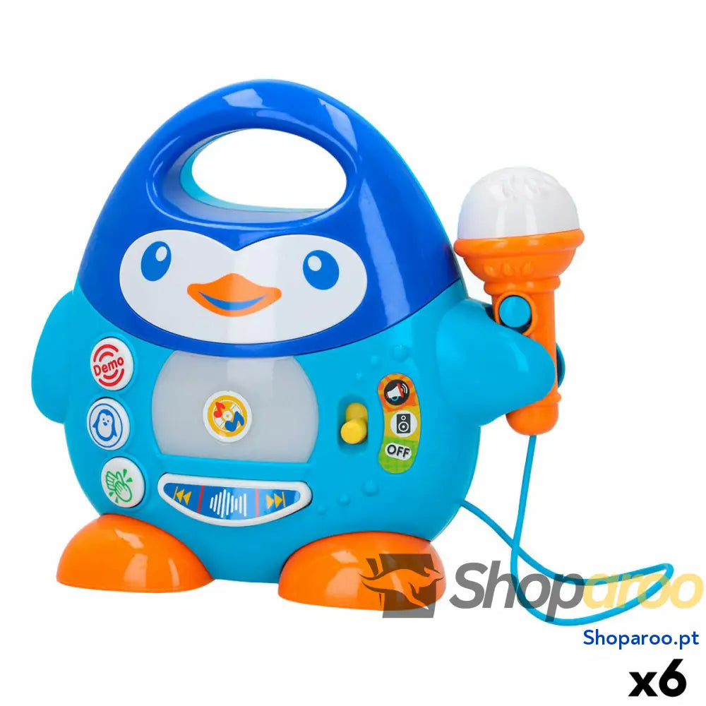 Microfone para Karaoke Winfun Pinguim 6 Unidades