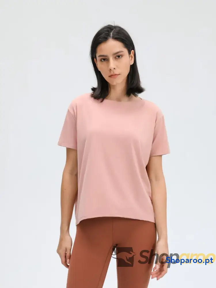 Millennia Round Neck Short Sleeve Active T-Shirt