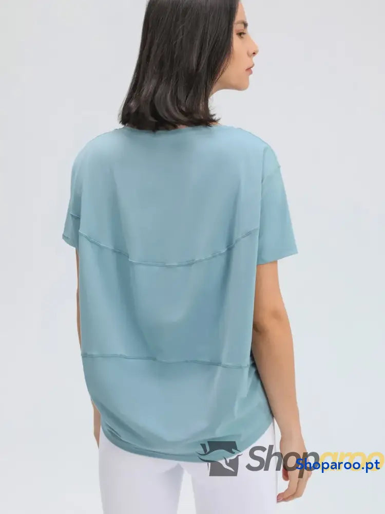 Millennia Round Neck Short Sleeve Active T-Shirt