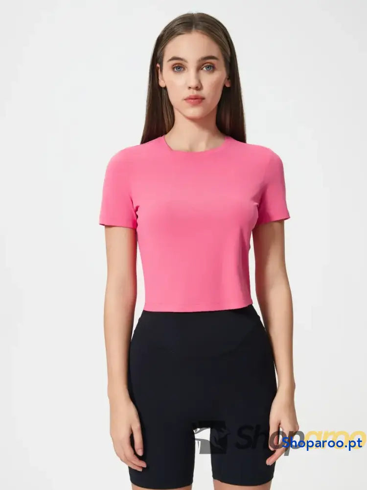 Millennia Round Neck Short Sleeve Active T-Shirt