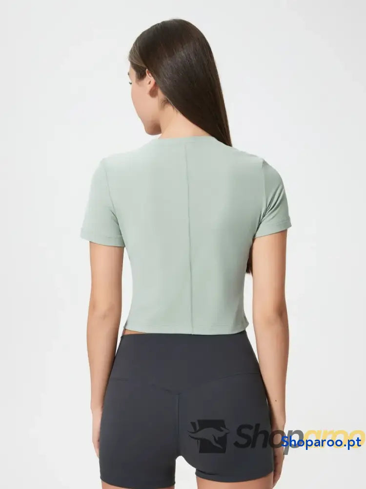 Millennia Round Neck Short Sleeve Active T-Shirt
